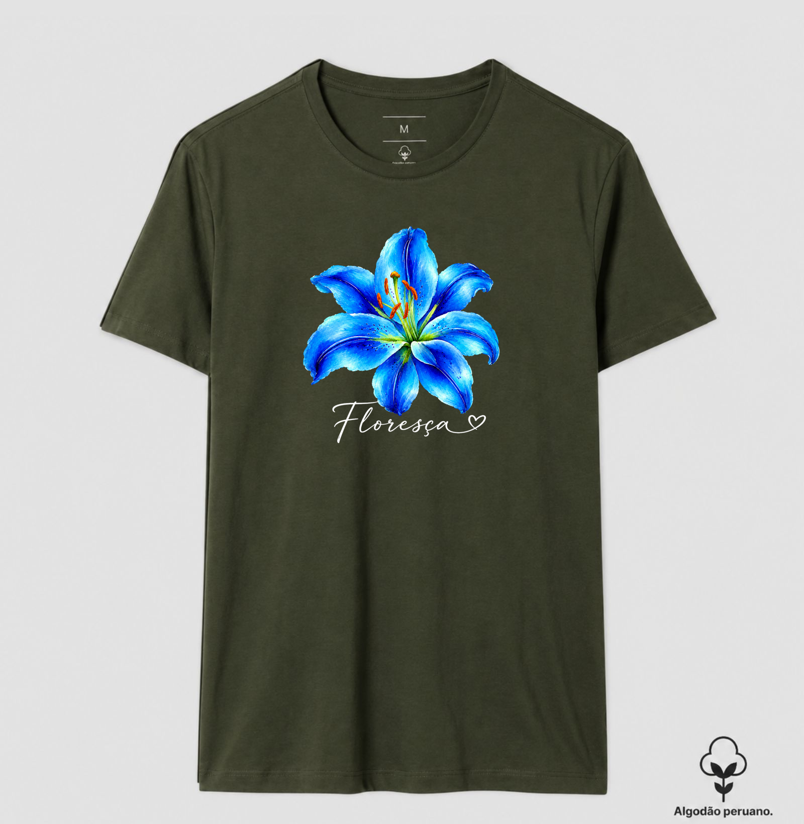 Camiseta Floresça Blue - Imagem 8