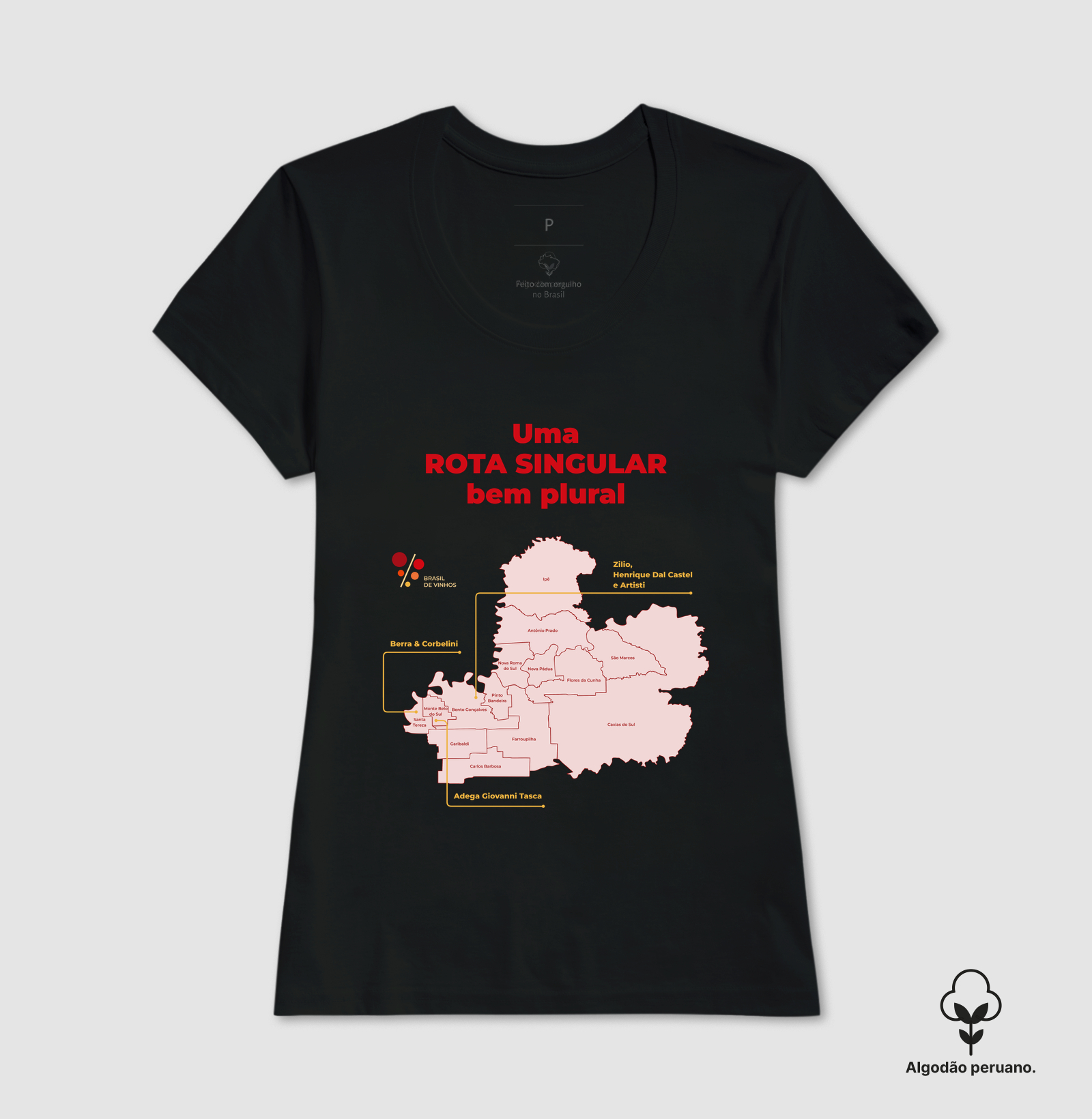 Camiseta Brasil de Vinhos - Rota Singular - Imagem 5