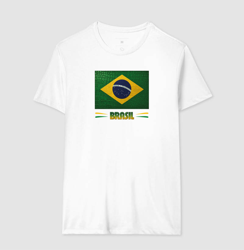 Camiseta Bandeira do BR estilizada (Masculina e Feminina) - Imagem 7