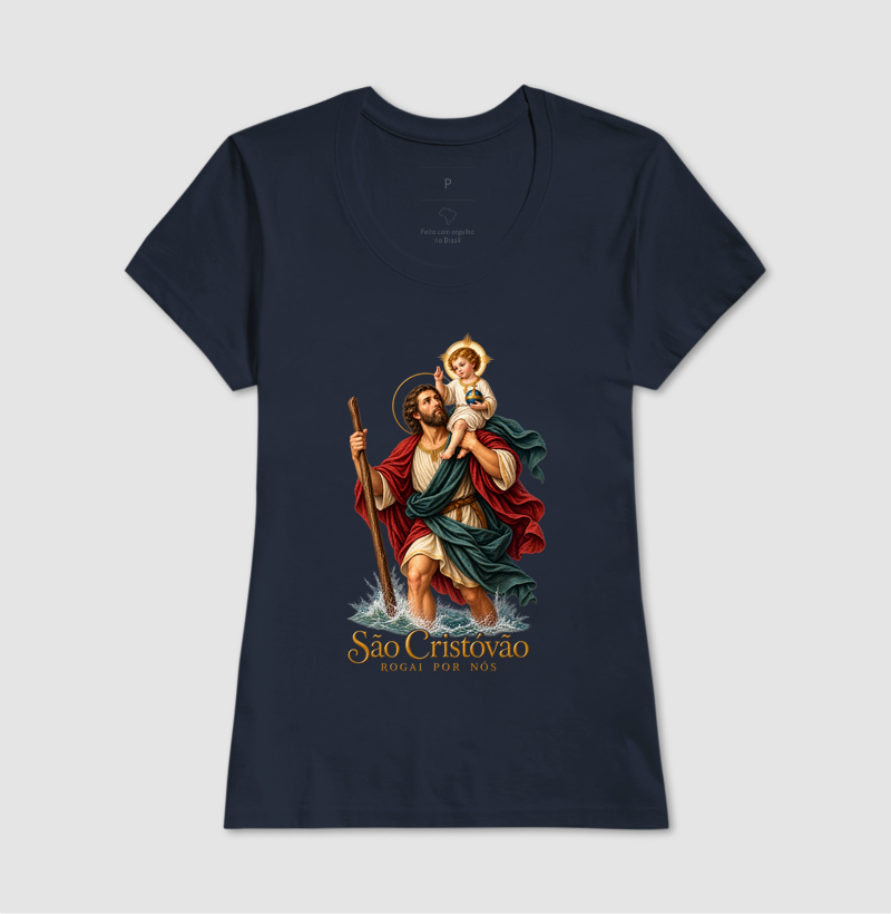 Camiseta São Cristóvão Rogai Por Nós - Imagem 7