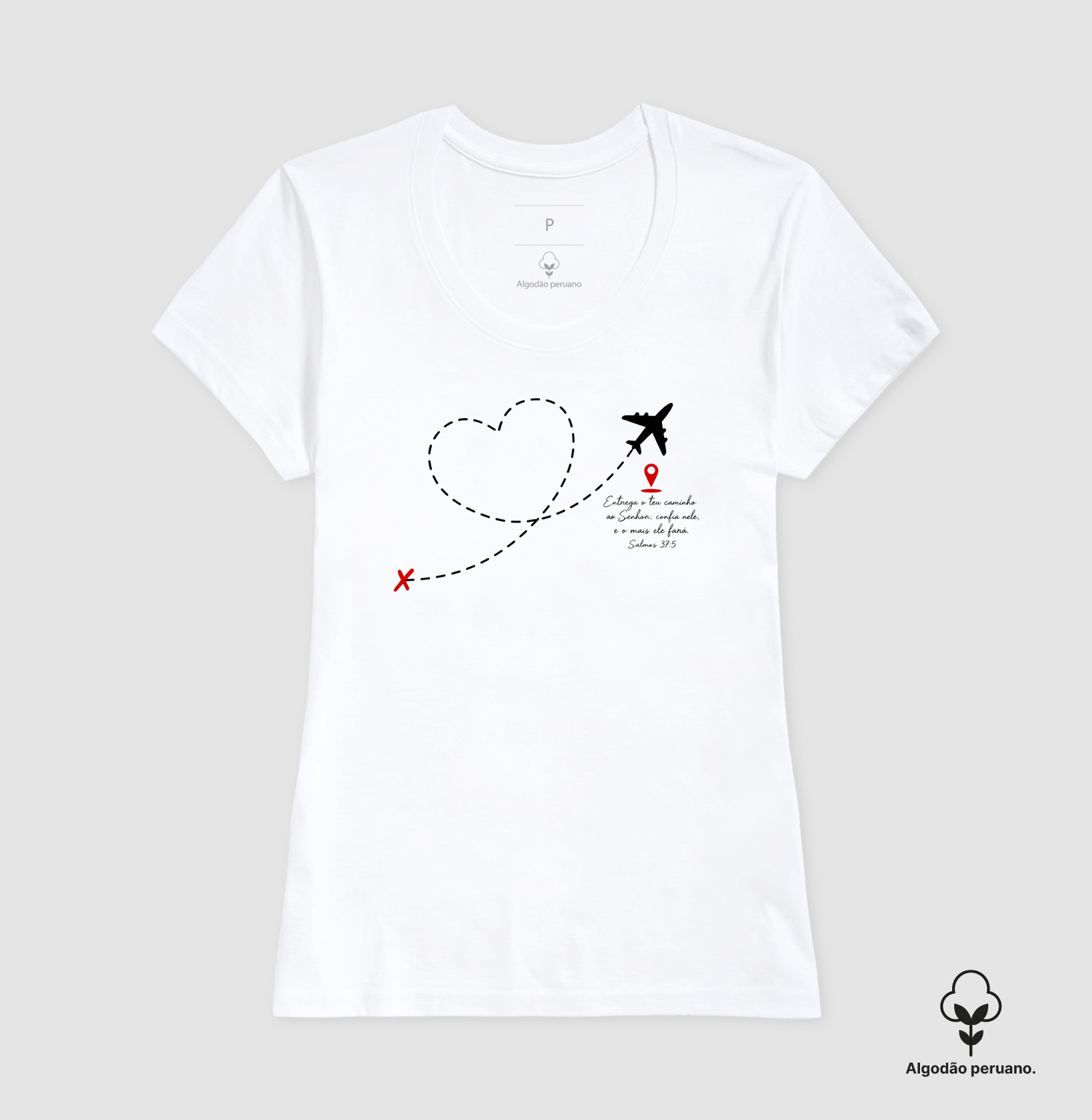 Camiseta Entrega o Teu Caminho — Salmos 37:5 - Imagem 4