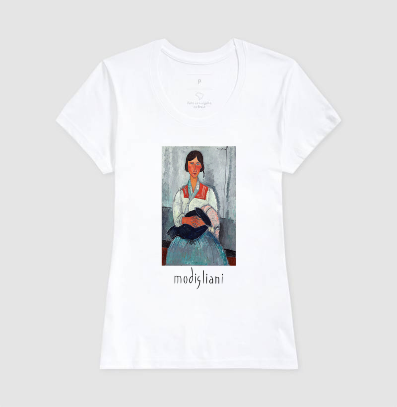 Camiseta Expressionista Italiana Modigliani  - Imagem 5