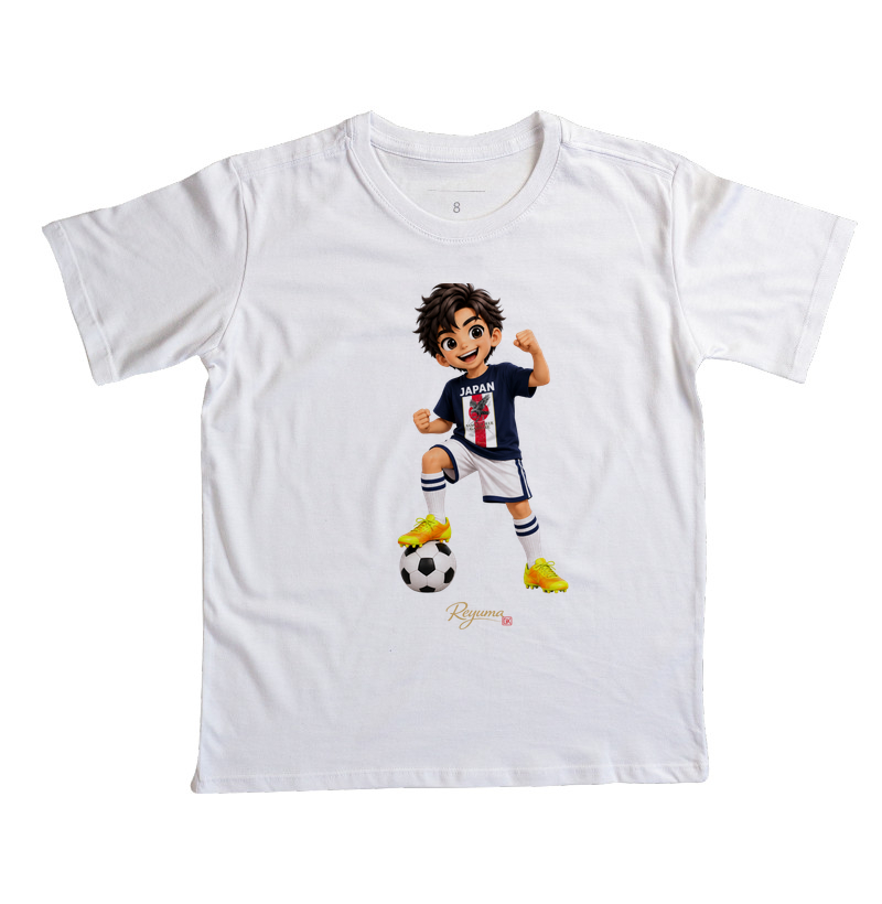 Camiseta Infantil, Menino, Menina, Juvenil Futebol "Samurai Blue" - Algodão 100%  - Imagem 6