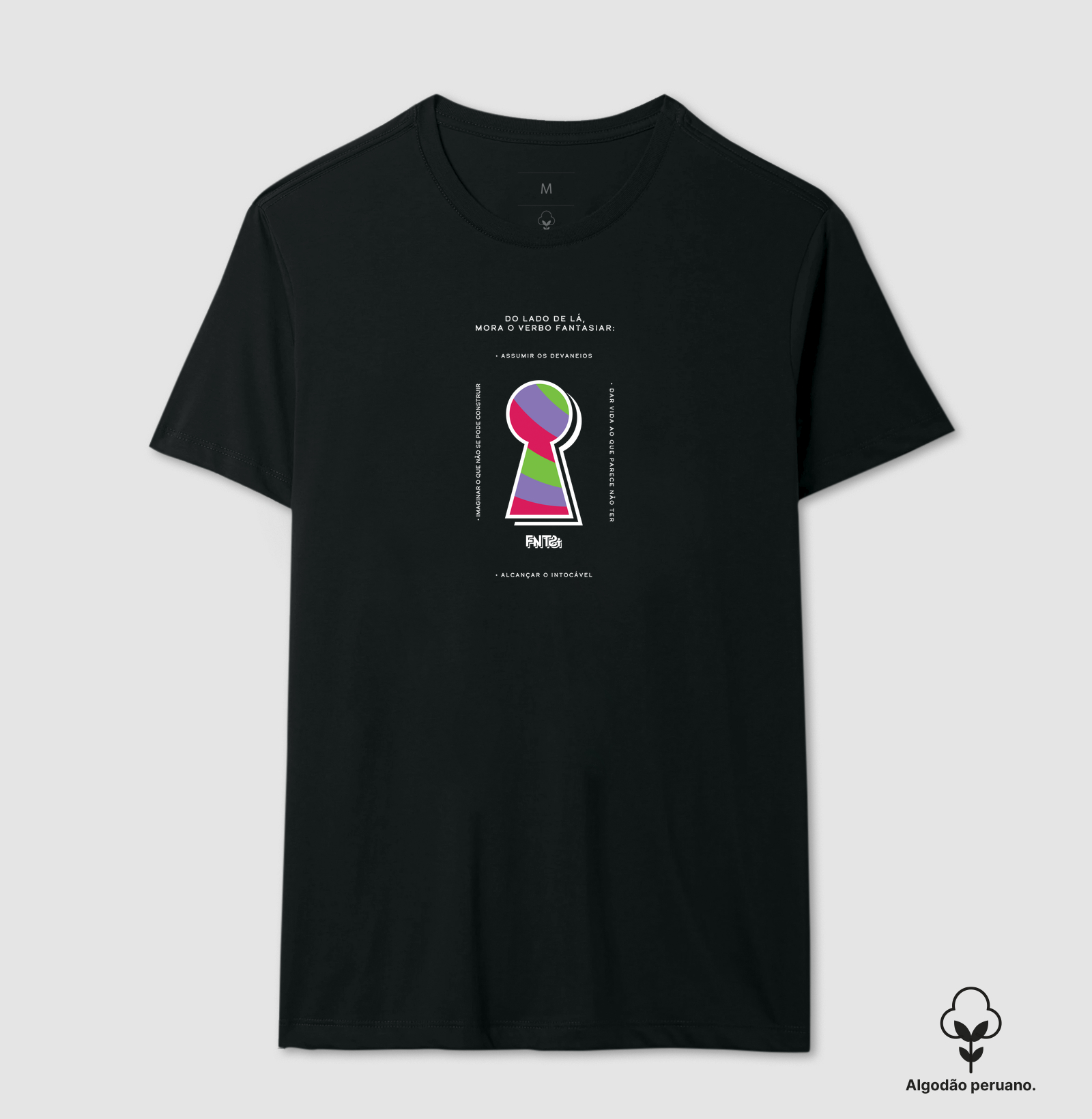 T-SHIRT "FANTASIA" / FECHADURA (ALGODÃO PERUANO)