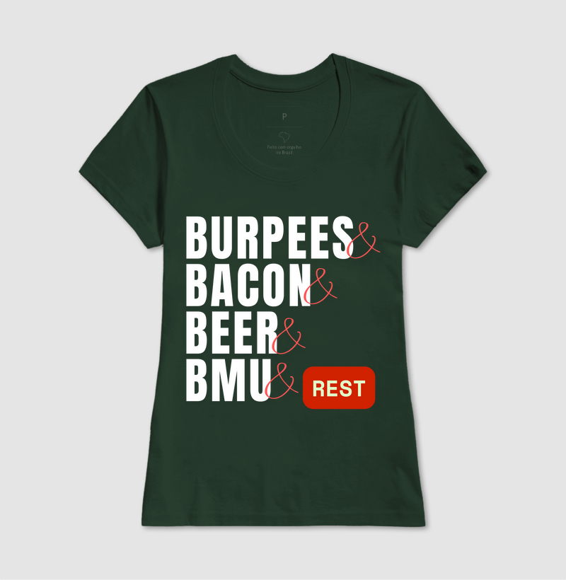 Burpees, Bacon, Beer, BMU - (Cores variadas) - Imagem 7