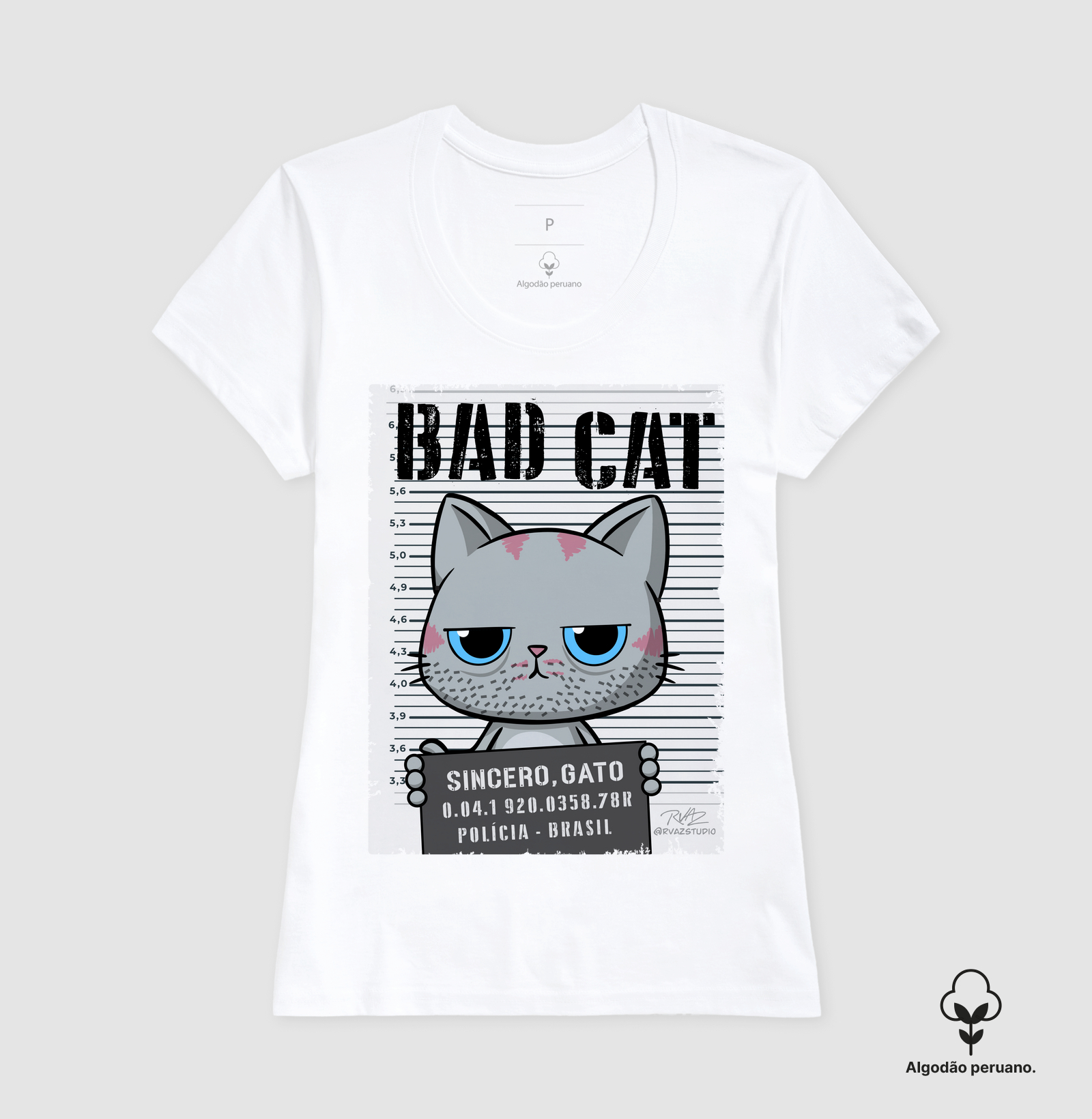 Camiseta Bad Cat - Imagem 5