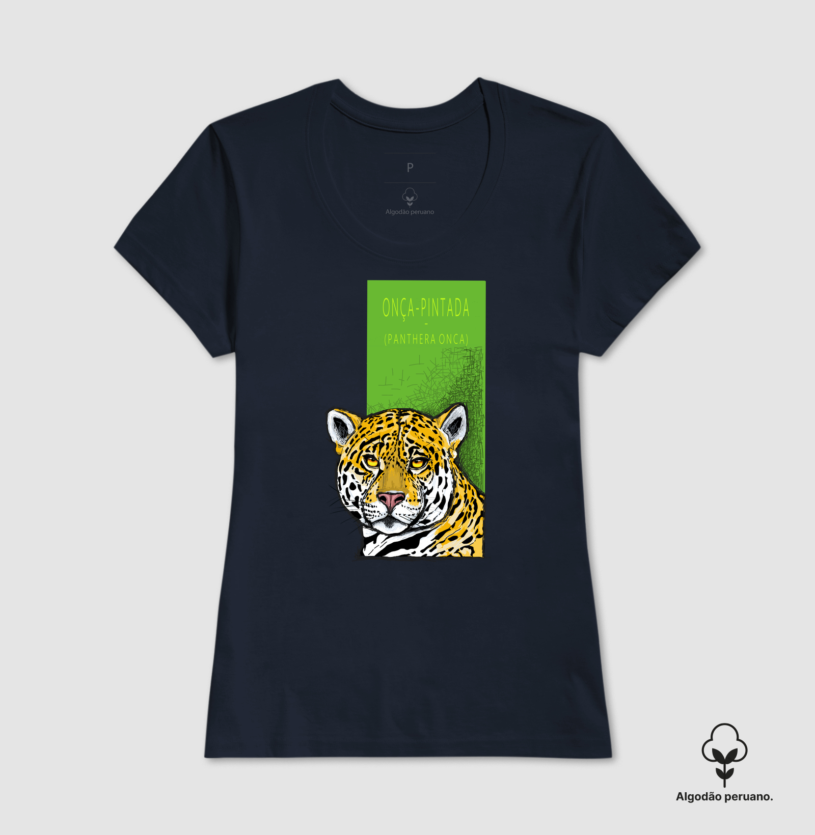 Camiseta Algodão Peruano Onça-Pintada - Imagem 7