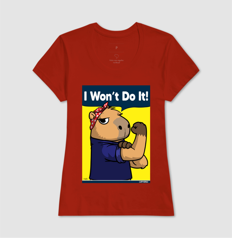 Camiseta Capivara I won’t do it! - Imagem 11