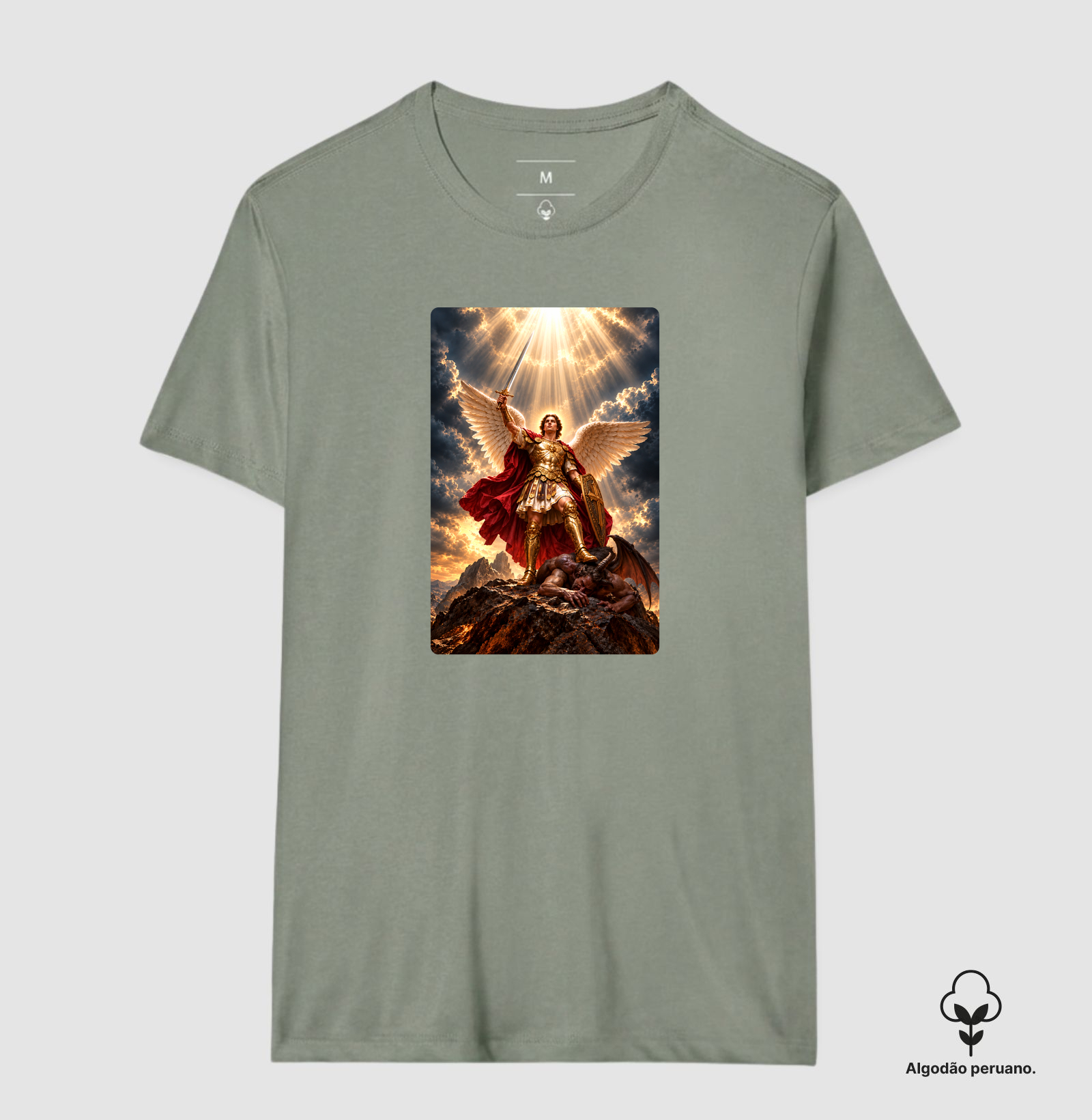 Camisa Católica São Miguel Arcanjo Vitorioso - Imagem 9