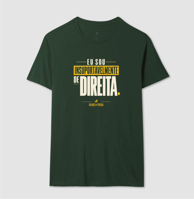 Camiseta Eu Sou Insuportavelmente de Direita - Imagem 9