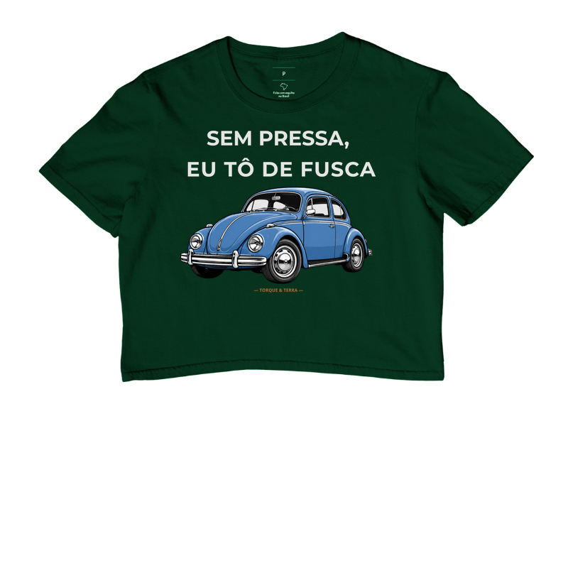 Sem pressa, eu tô de fusca - Azul médio acinzentado - Imagem 5