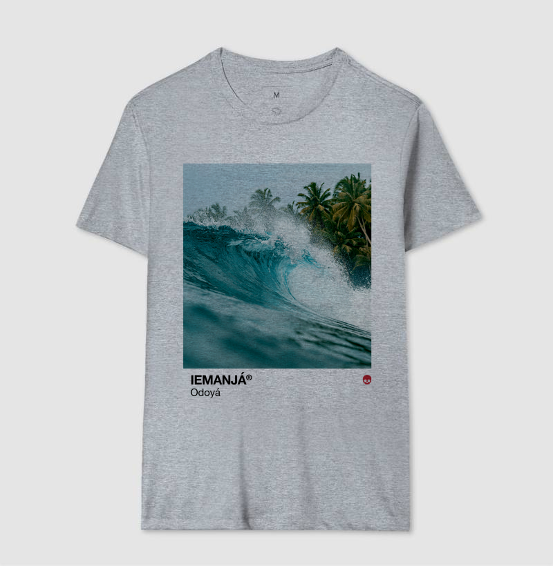 Camiseta Umbanda Orixá Iemanjá - Mar e Coqueiros - Imagem 8