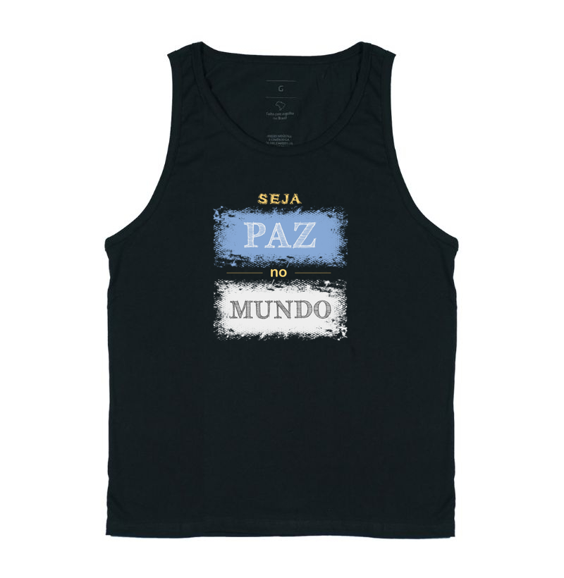 Seja Paz • No Mundo (regata) - Imagem 4