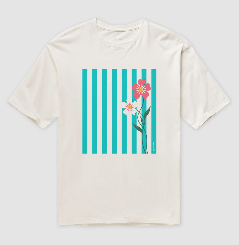 FLOR ROSA 01 - Oversized - Imagem 4