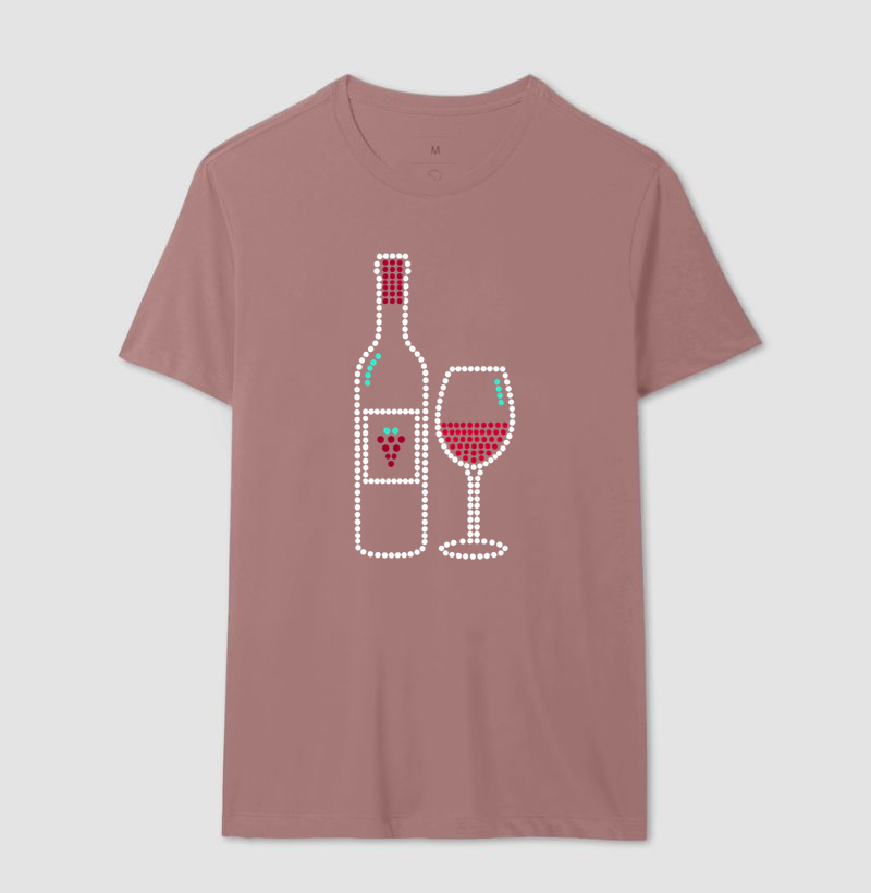 Vinho e Taça de Bolinhas - Imagem 12