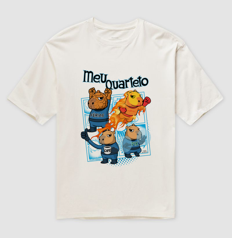 Camiseta Capivara Quarteto - Imagem 4
