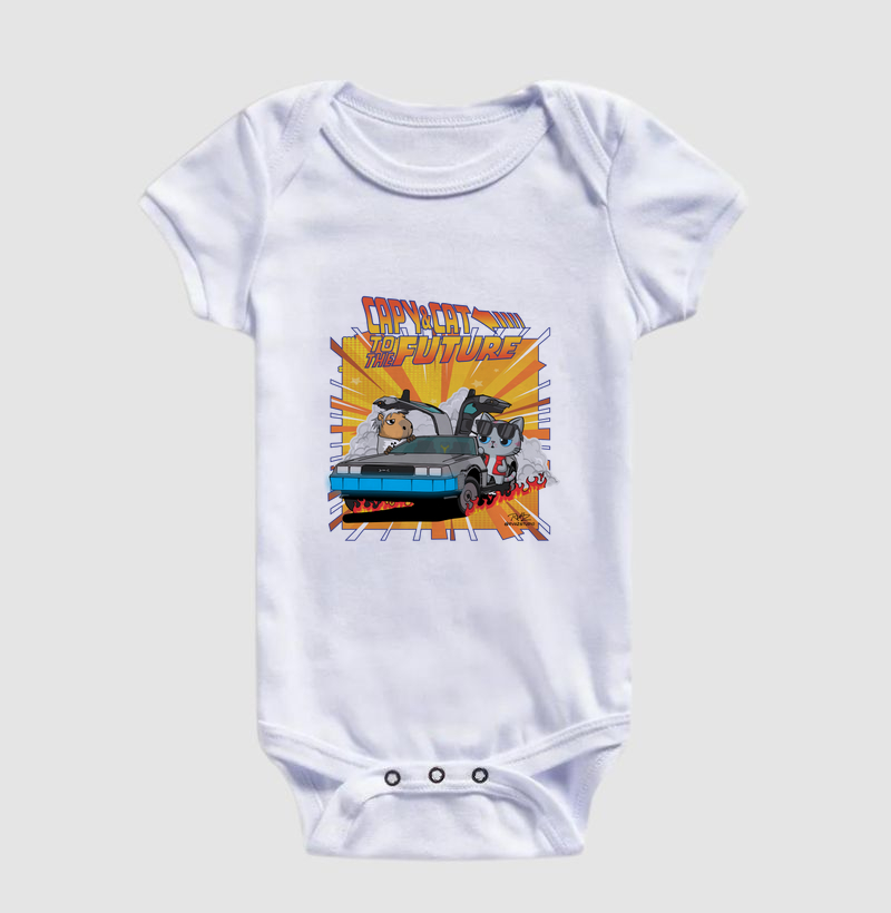 Camiseta Capy & Cat to the Future - Imagem 3