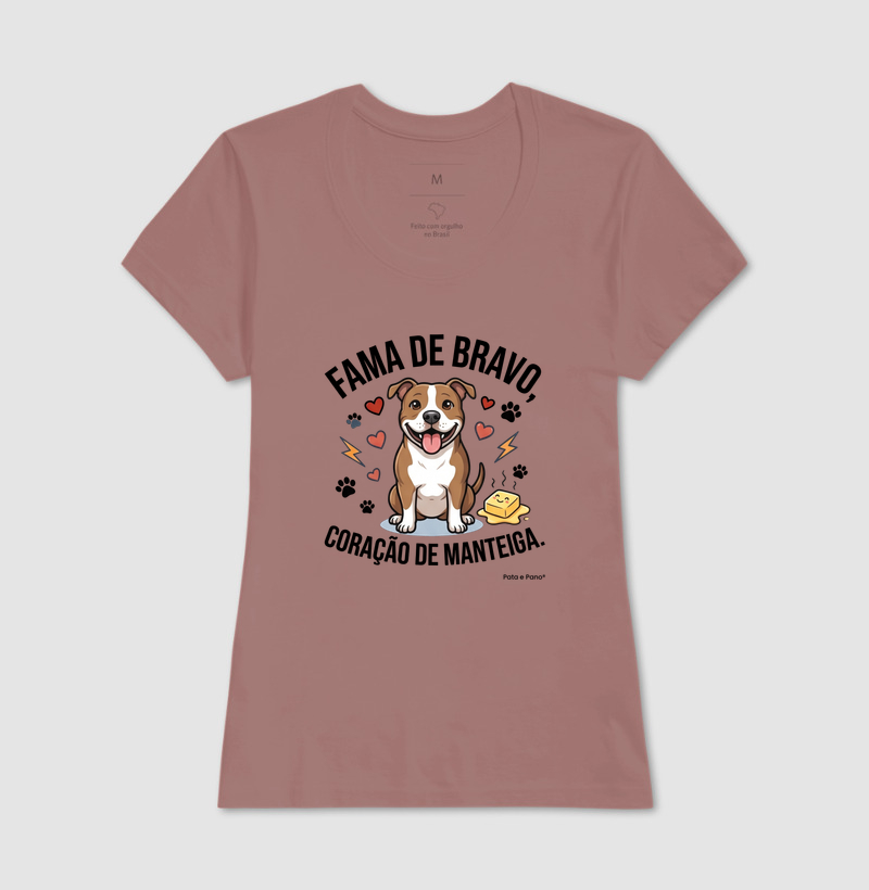 CAMISETA PITBULL FAMA DE BRAVO - Imagem 17