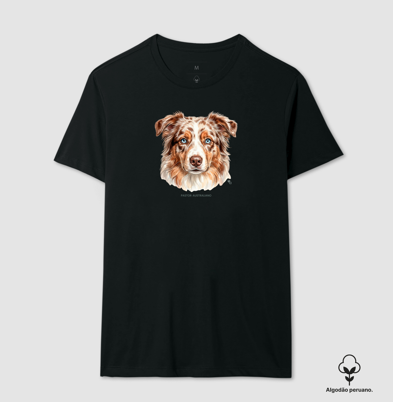 Cães - Pastor Australiano (Red Merle) - Algodão Peruano - Imagem 6