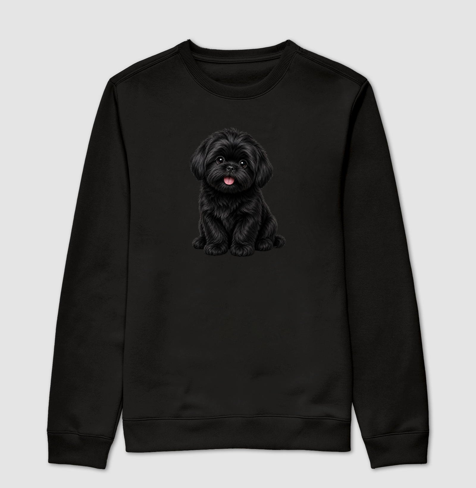 Shih Tzu Preto - Desenho Animado - Imagem 4