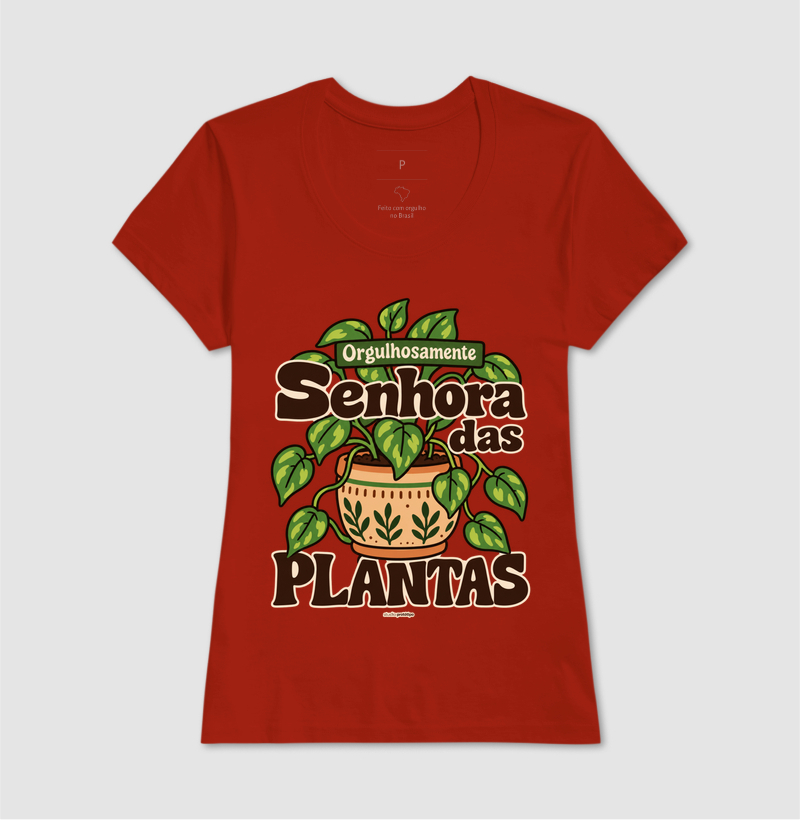 Camiseta Orgulhosamente Senhora das Plantas - Imagem 11