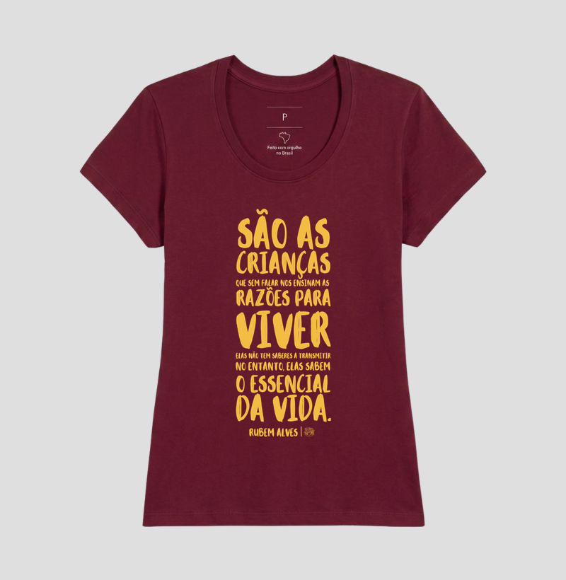 Camiseta Crianças | Rubem Alves - Imagem 13