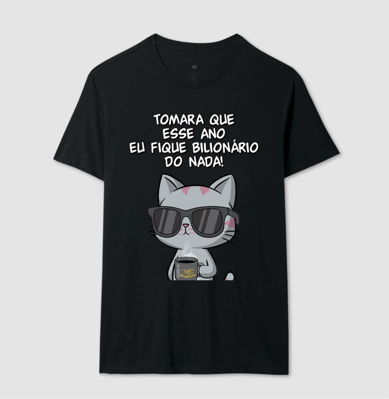Camiseta Gato Sincero Bilionário - Imagem 2