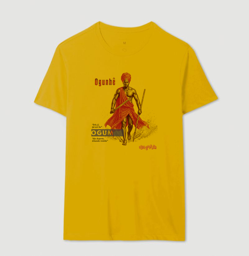 camiseta OGUM iorubá masculina - Imagem 7