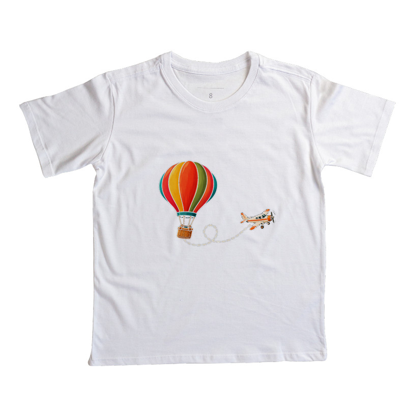 Camiseta Infantil | Viagem Imaginária 🎈✈️ - Imagem 7