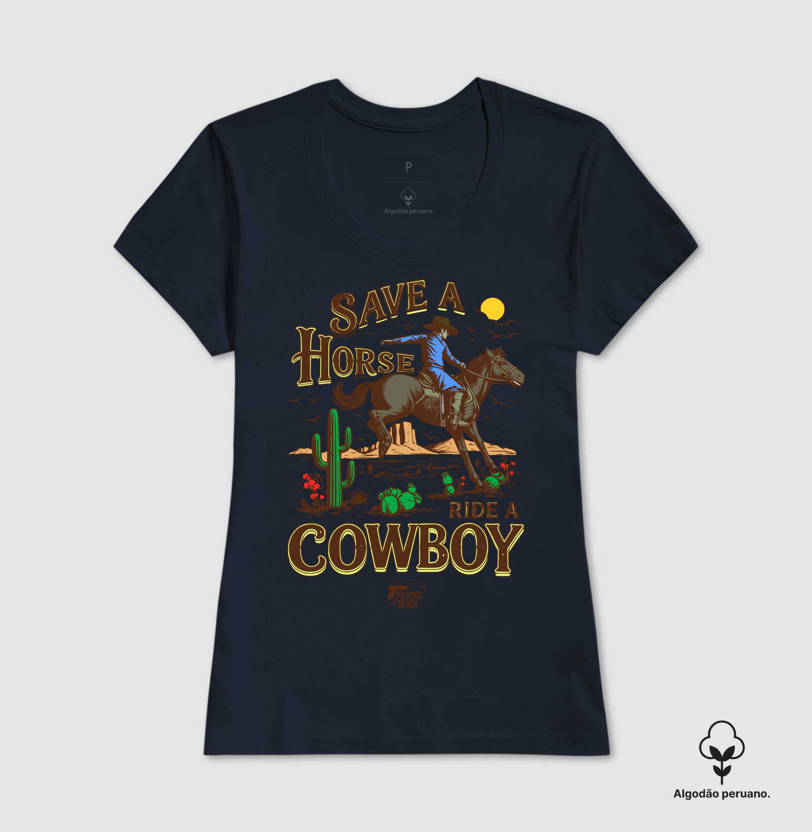 Save a Horse Ride a Cowboy Pólvora com Blush - Imagem 7