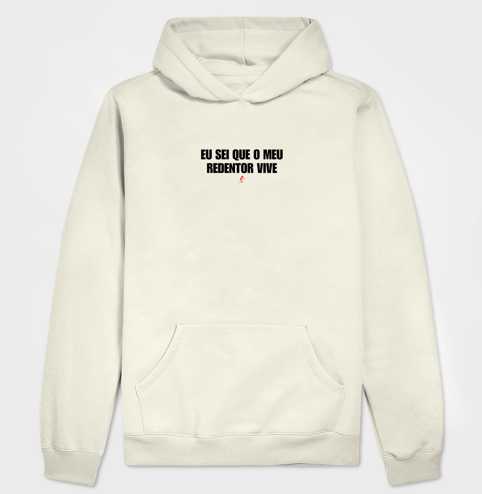 Hoodie Moletom Cristão Meu Redentor Vive - Imagem 3