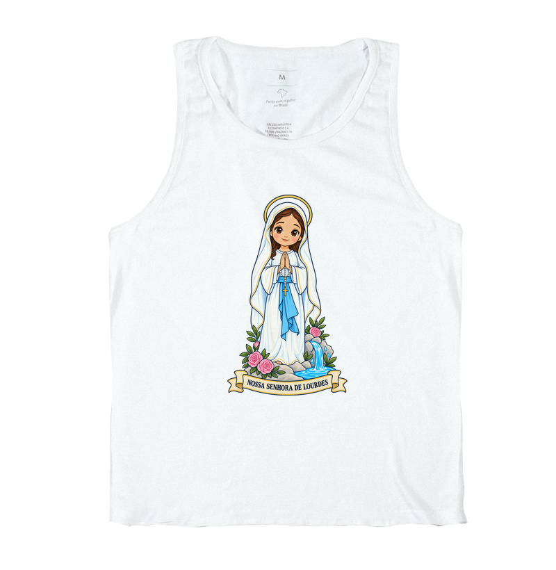 Nossa Senhora de Lourdes estilo chibi - Imagem 2