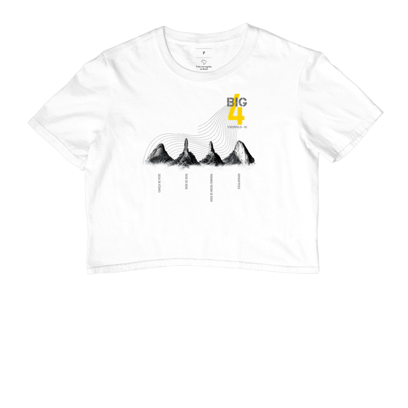 Camiseta Cropped Clássicos do Brasil | Big 4 Serra dos Órgãos - Imagem 4