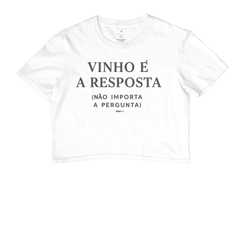 Camiseta Vinho é a Resposta - Imagem 3