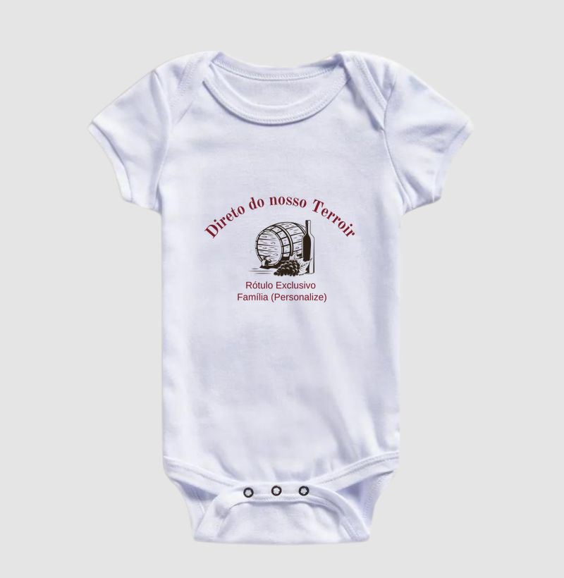 Body Infantil Personalizado Terroir de Familia - Imagem 3