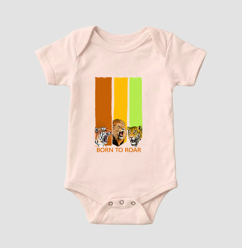 Body Infantil Born to Roar (Nascido para Rugir) - Imagem 5