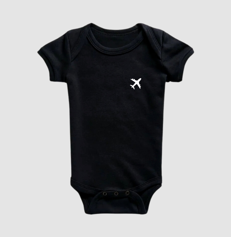 Body Infantil - avião branco - Imagem 12