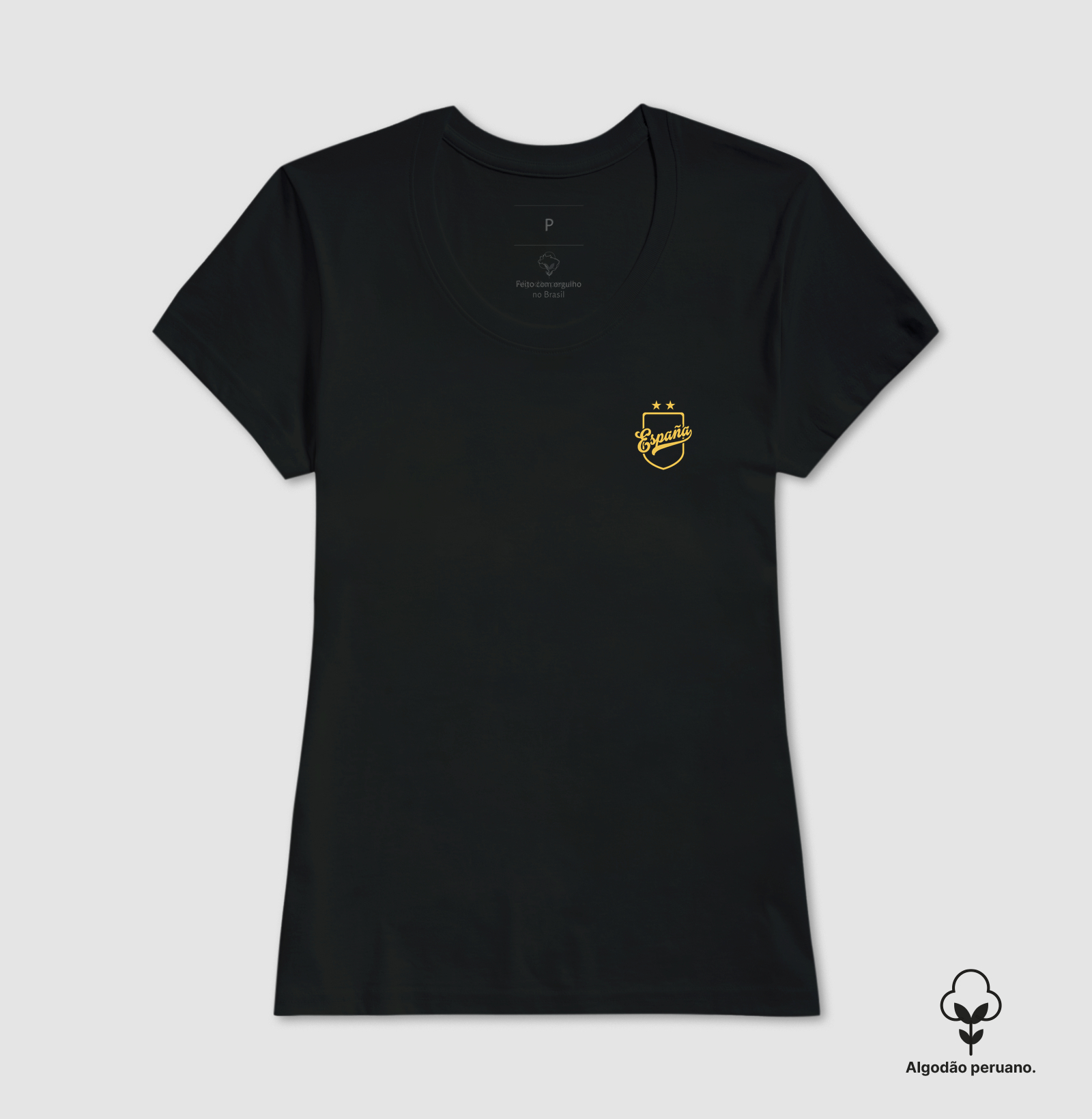 Camiseta Premium Feminina Espanha - "España Bi-Mundial" - Imagem 2