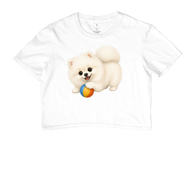 Pomerânia (Spitz Alemão) Branco - Desenho Animado - Imagem 3