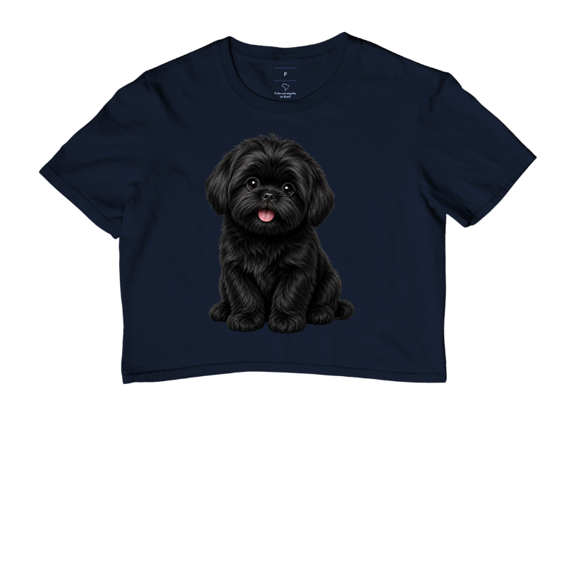 Shih Tzu Preto - Desenho Animado - Imagem 4