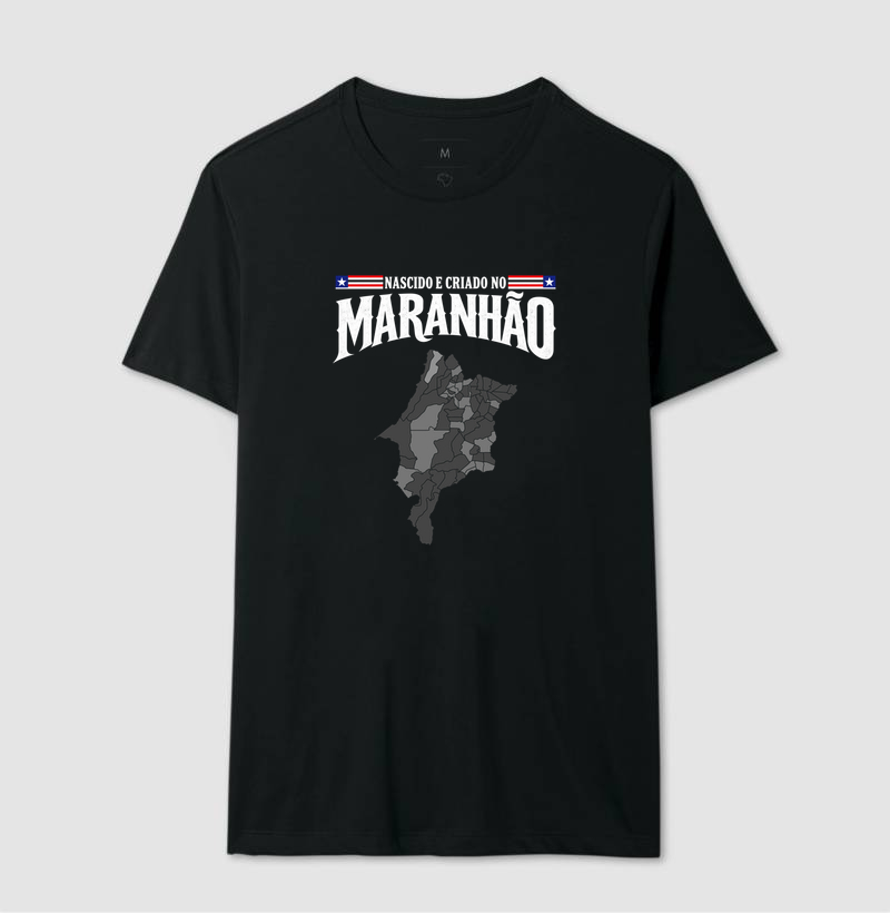 Camiseta Nascido e Criado no Maranhão (premium) - Imagem 2