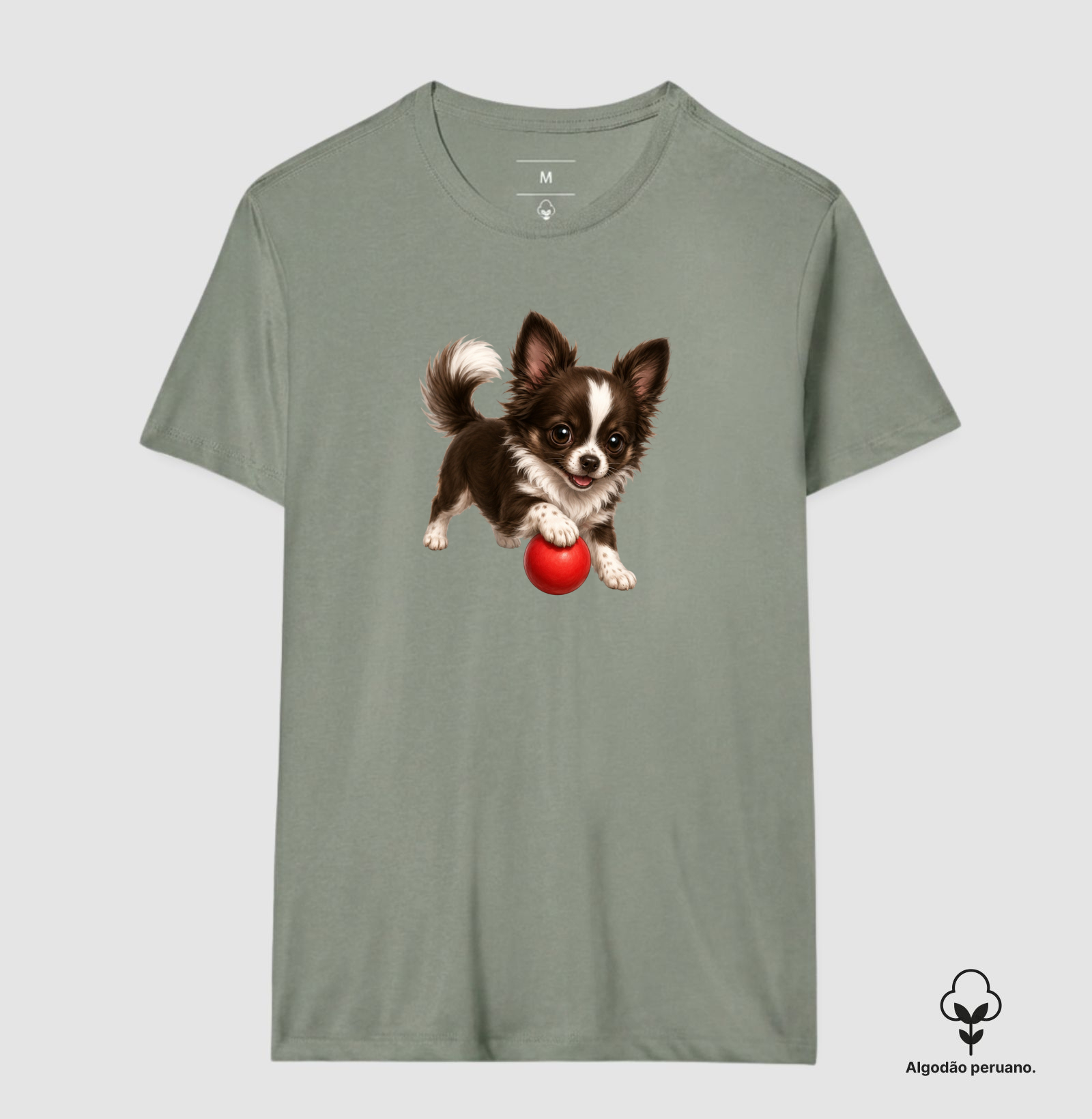 Chihuahua Pelo Longo Marrom - Desenho Animado - Imagem 5
