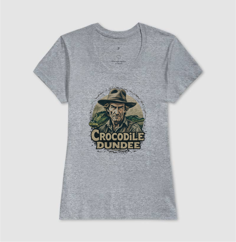 Camiseta Crocodilo Dundee Selvagem - Imagem 9