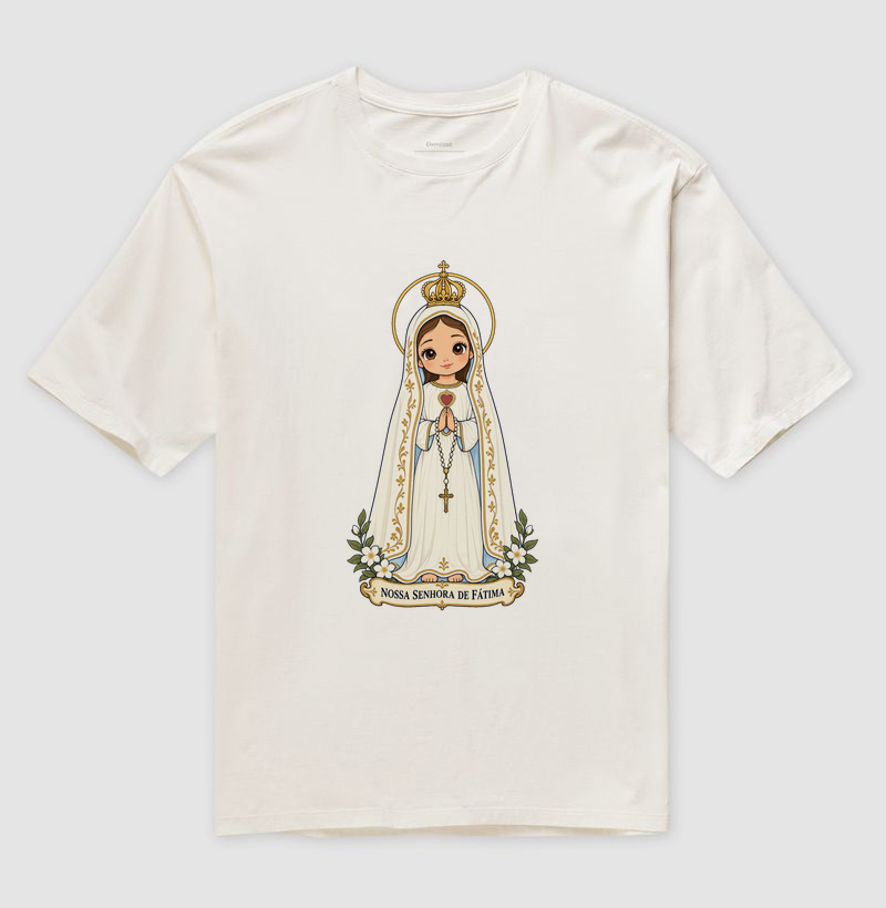 Nossa senhora e Fátima estilo chibi - Imagem 4