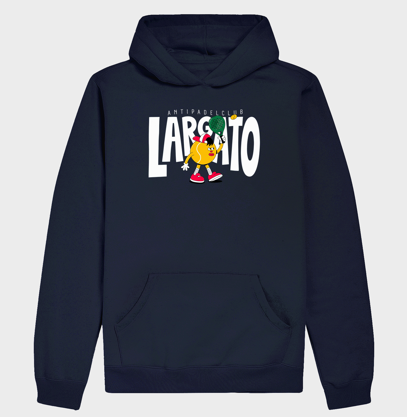 Camiseta Largato Anti Padel Club Mascote Vermelha - Imagem 3