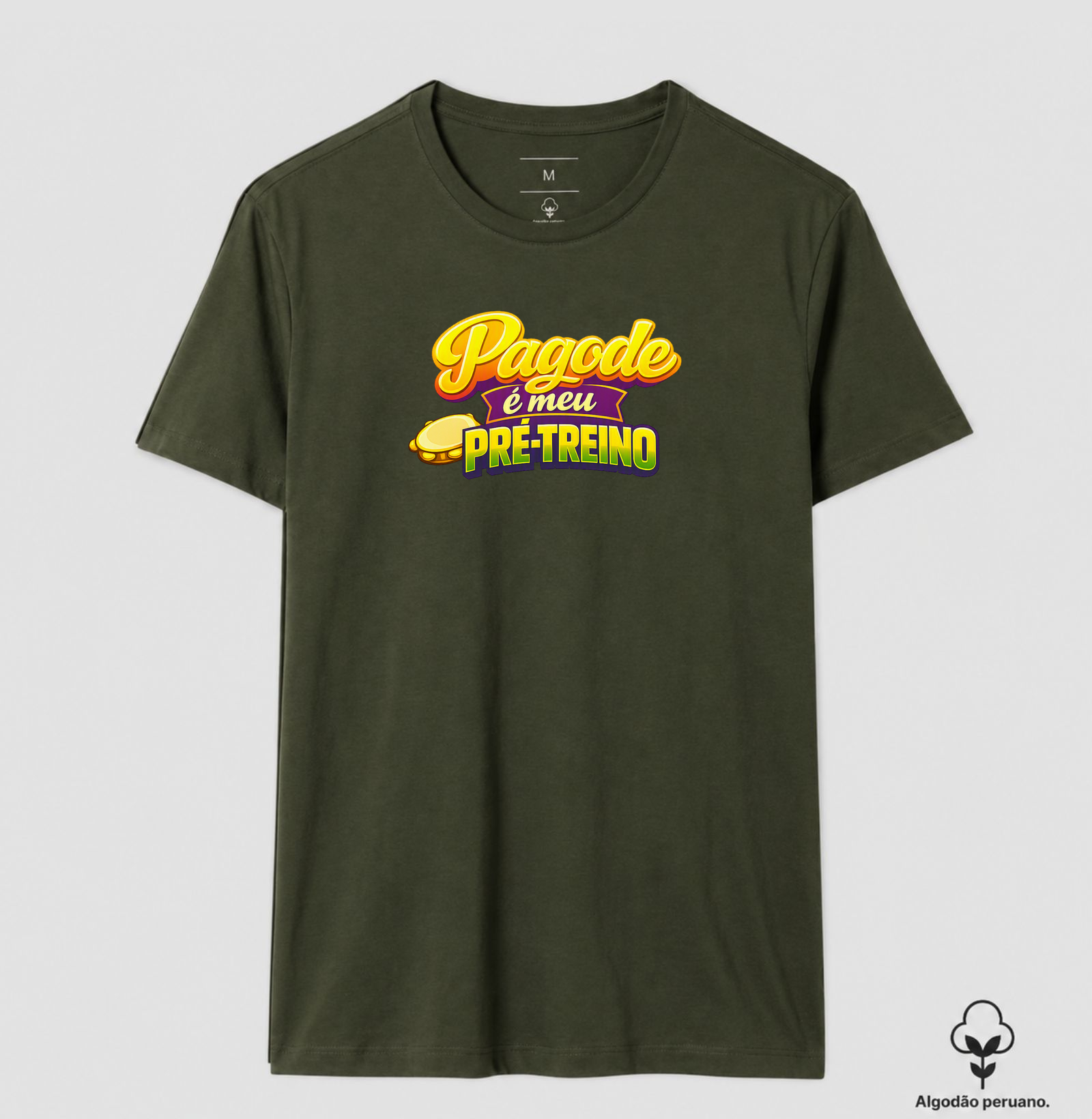 camiseta pagode é meu pré - treino - Imagem 2