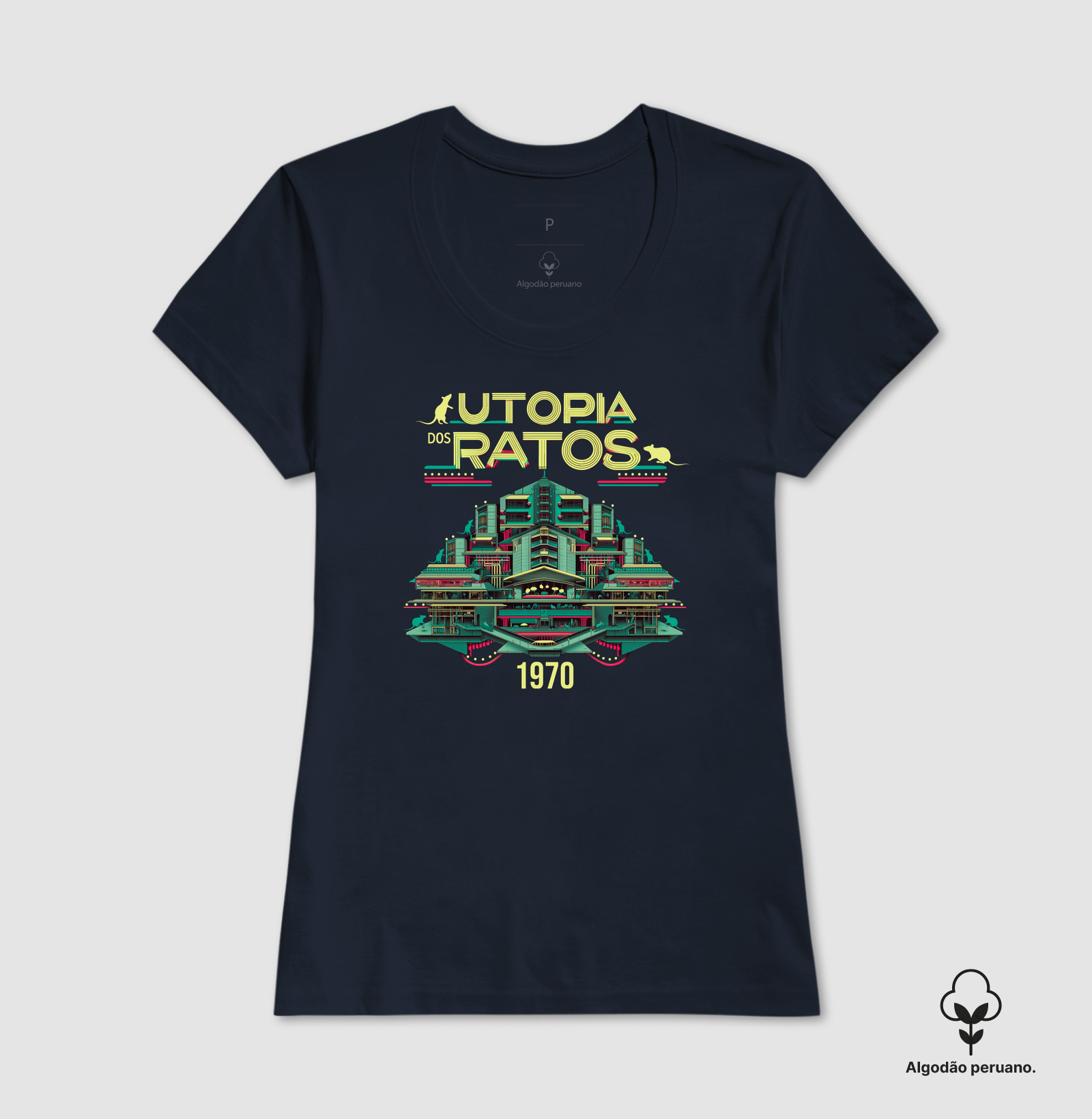 Camiseta - "Utopia dos Ratos" - Imagem 6