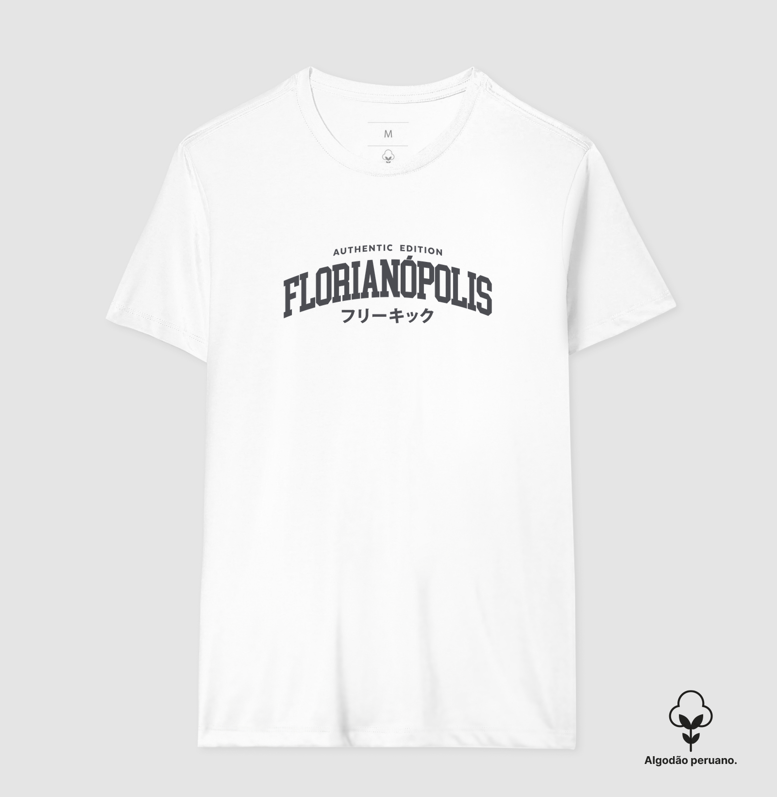 CAMISETA ALGODÃO PERUANO FREE KICK AUTHENTIC EDITION FLORIANÓPOLIS - Imagem 5