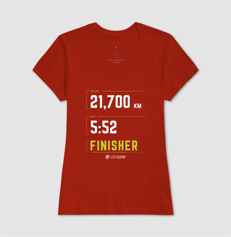 Camiseta Meia Maratona - Finisher 21,7 K Pace 5:52 - Imagem 11