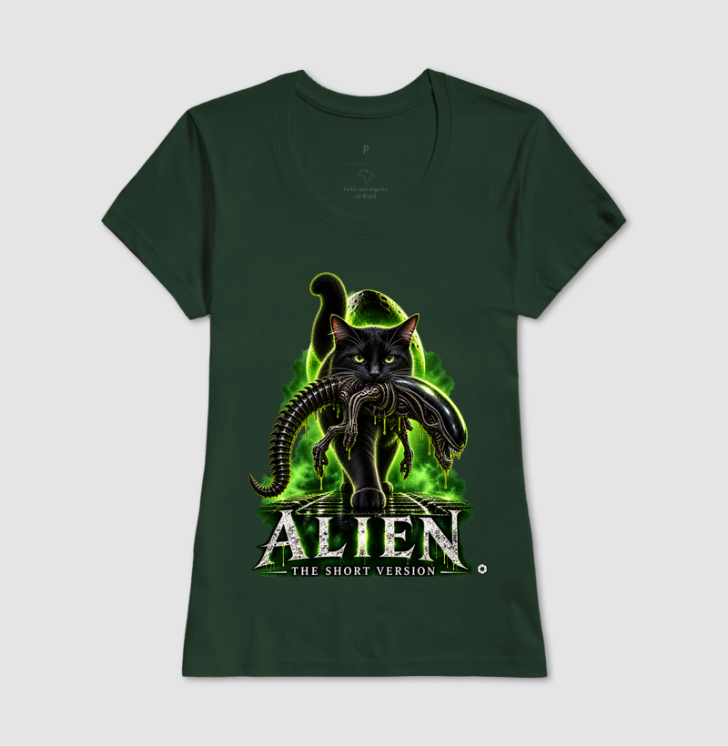 Camiseta Alien – The Short Version Gatos (pretinho) - Imagem 13